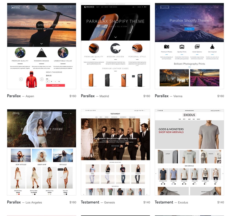 Shopify ecommerce platform reviews themes