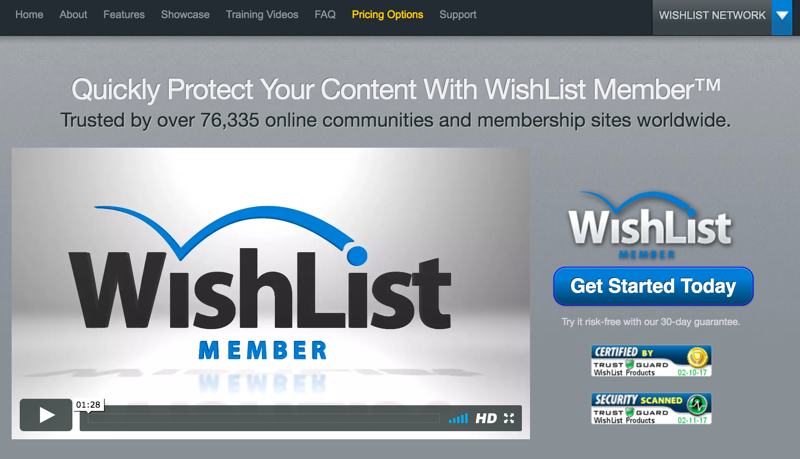  Membership Site Services Review - Wishlist