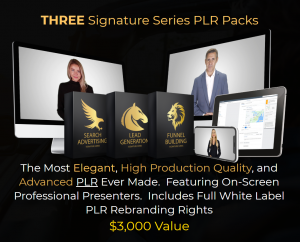 Signature Series PLR: Search Advertising, Lead Generation, Funnel Building