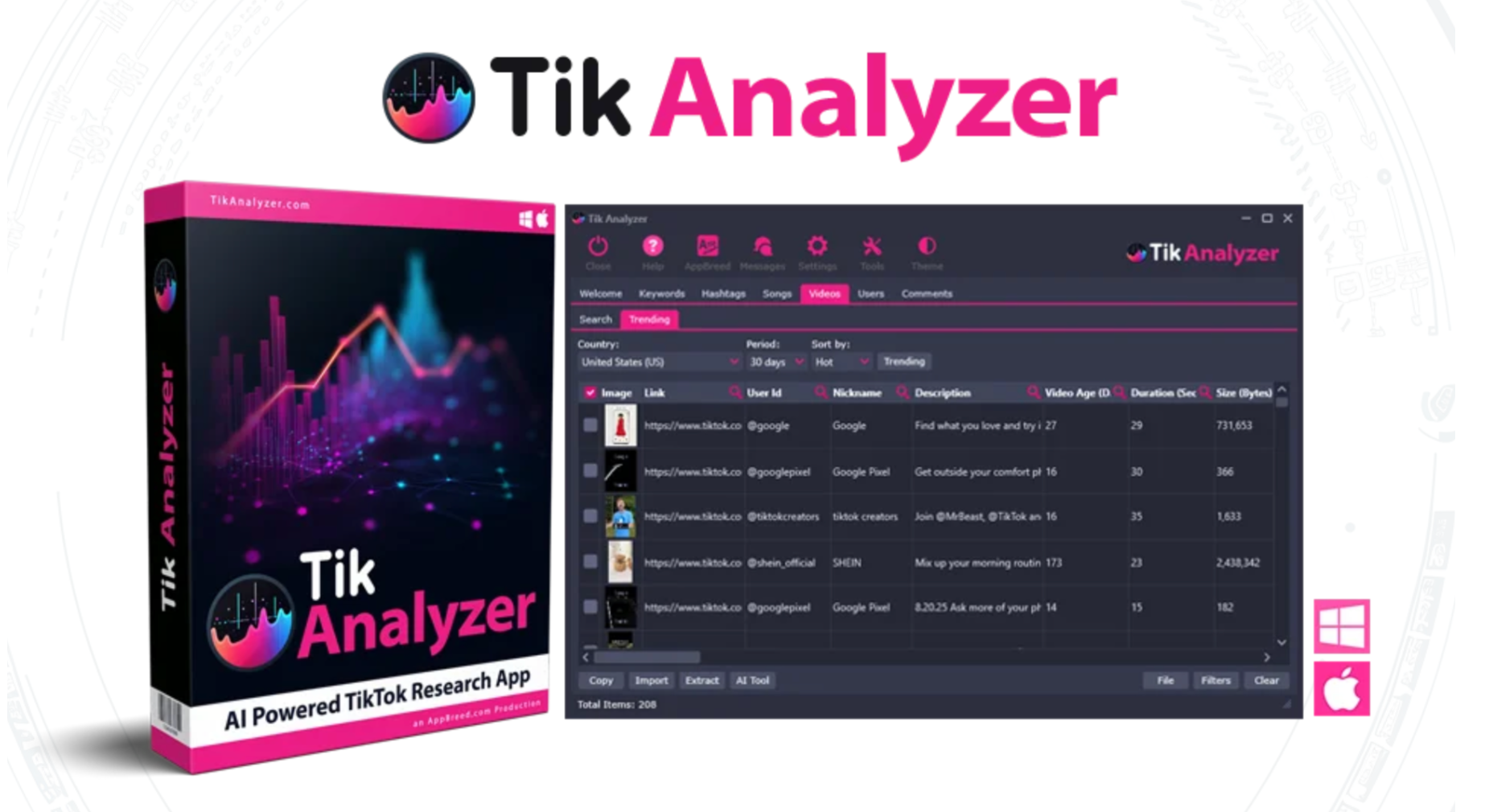 Tik Analyzer Get Great Bonuses with Tik Analyzer!