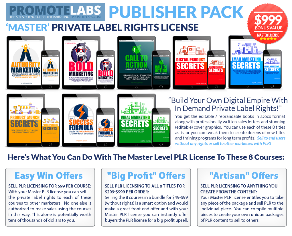 Promotelabs Private Label Publisher Pack