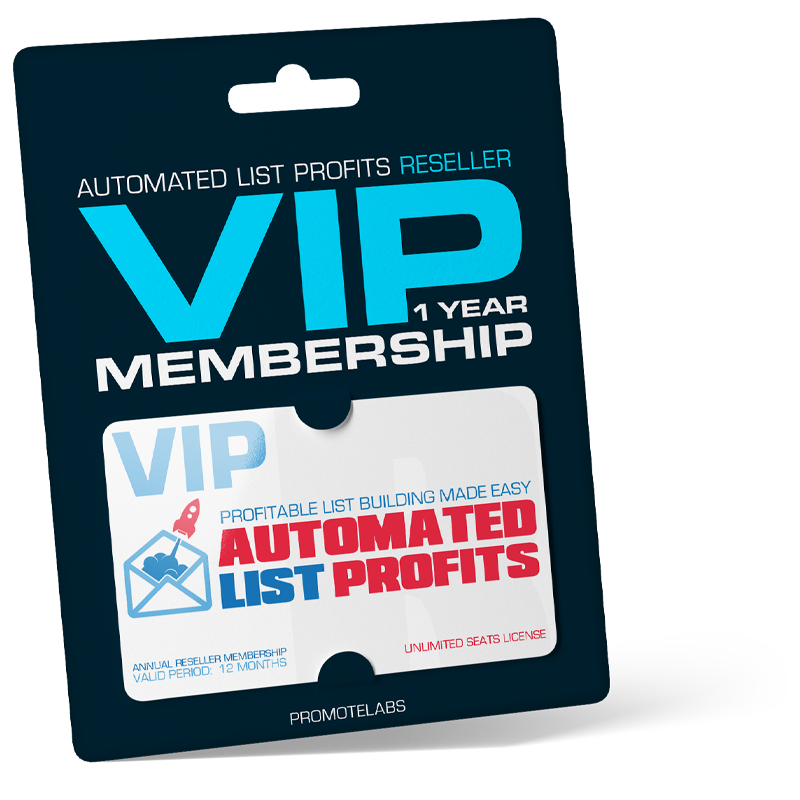 Automated List Profits - Annual VIP Reseller Membership