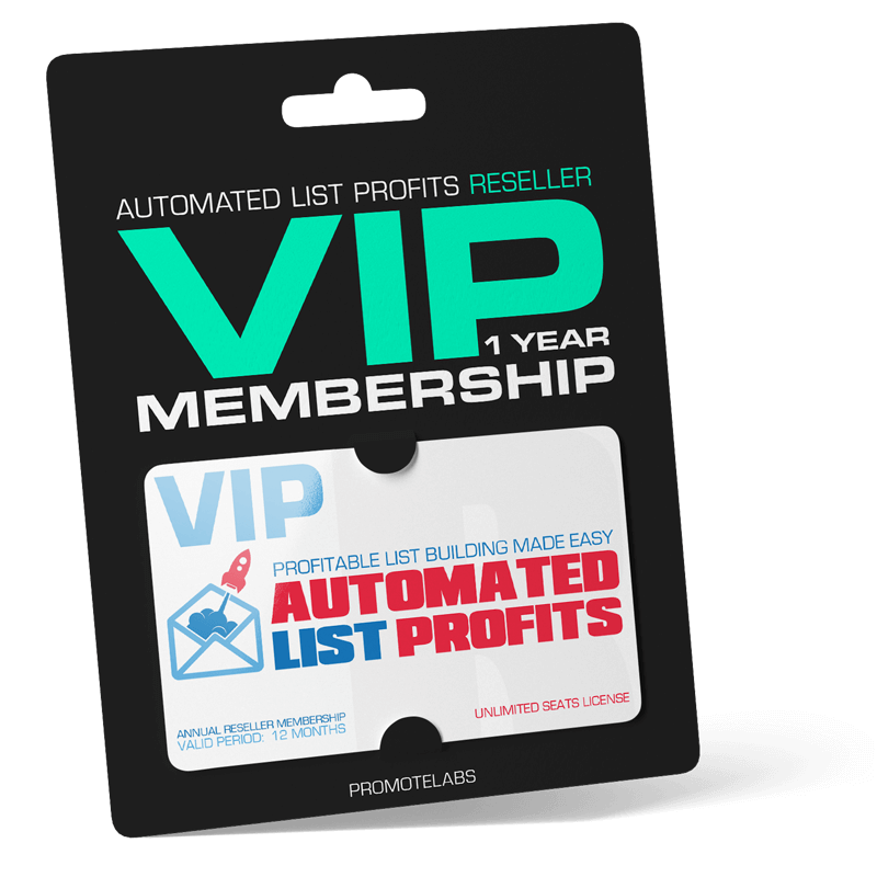 Automated List Profits - Annual VIP Reseller Membership
